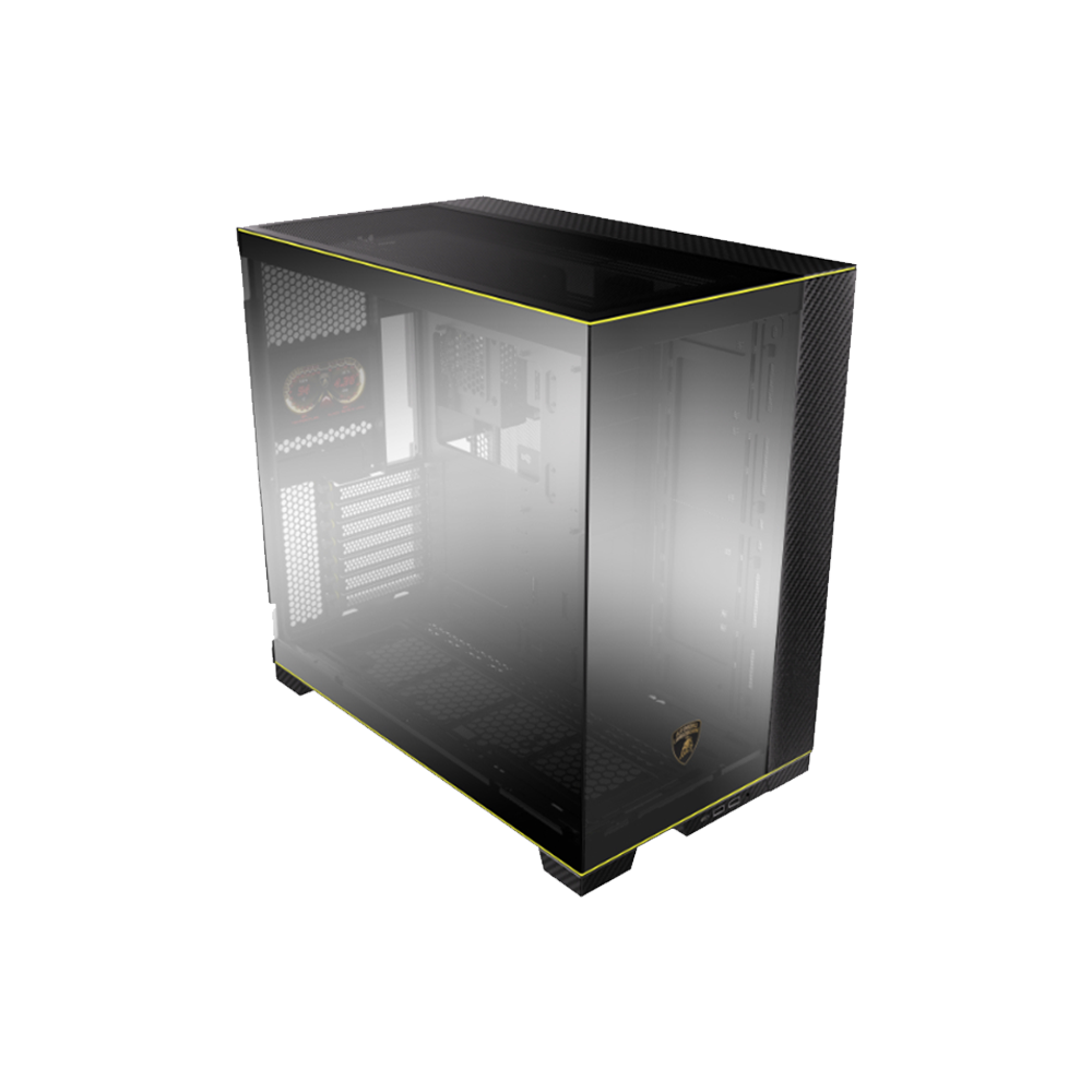 Lian Li O11 PC-O11 Dynamic EVO RGB Automobili Lamborghini Edition Mid-Tower ATX PC Chassis - Black