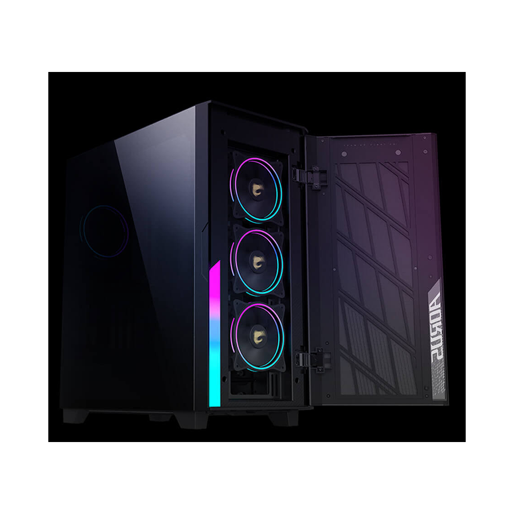 GIGABYTE AORUS C500 Glass Mid-Tower PC Chassis - Black