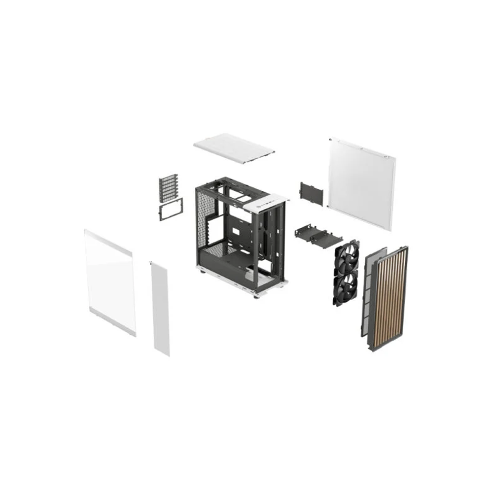Fractal Design North Tempered Glass Clear Tint Mid-Tower ATX PC Chassis