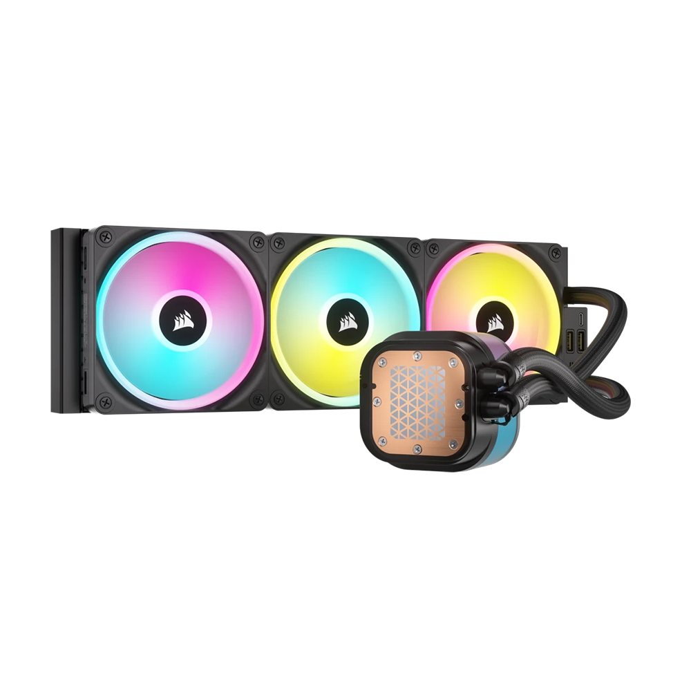 Corsair iCUE Link H150i RGB 360mm RGB AIO CPU Liquid Cooler - Black