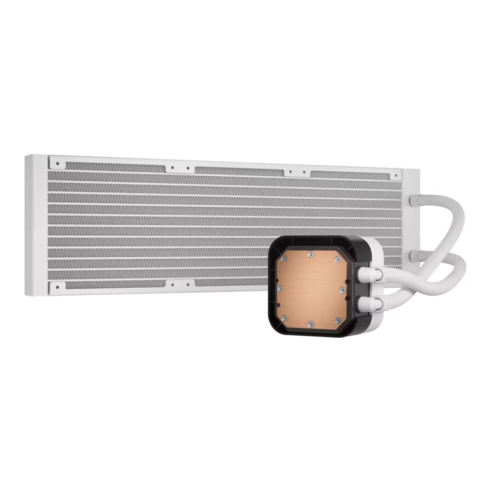 Corsair iCUE H150i Elite LCD XT 360mm RGB AIO CPU Liquid Cooler - White