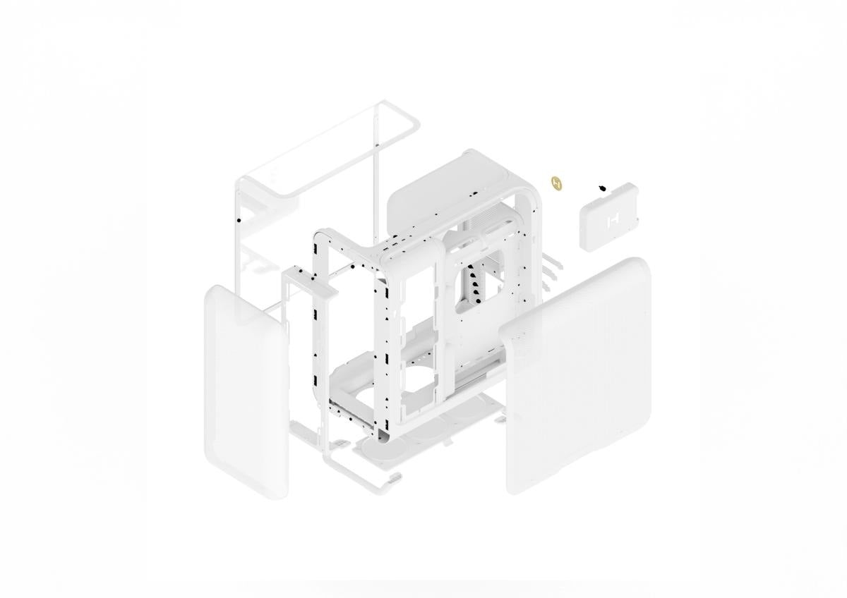 HYTE X50 Air ATX PC Case with Mesh Side Panel