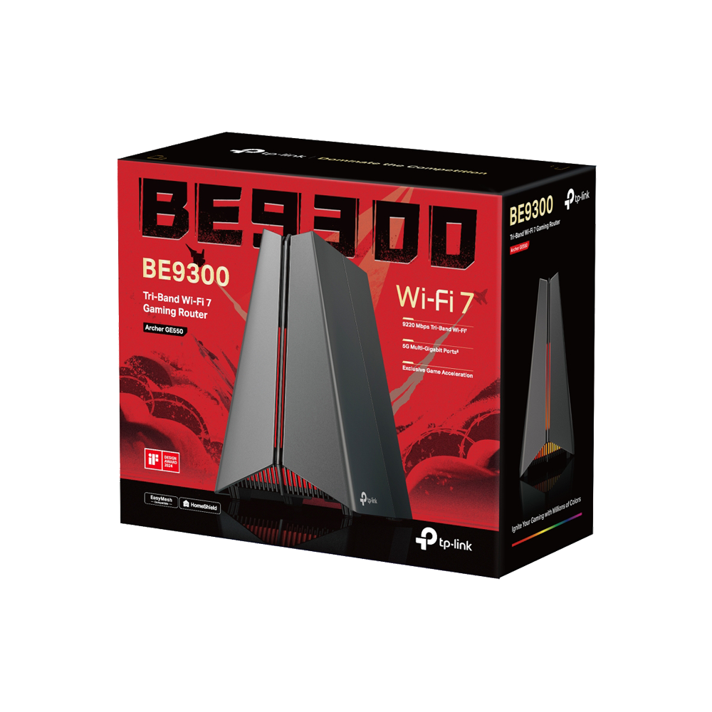 TP-Link Archer GE550 BE9300 Tri-Band Wi-Fi 7 Gaming Router