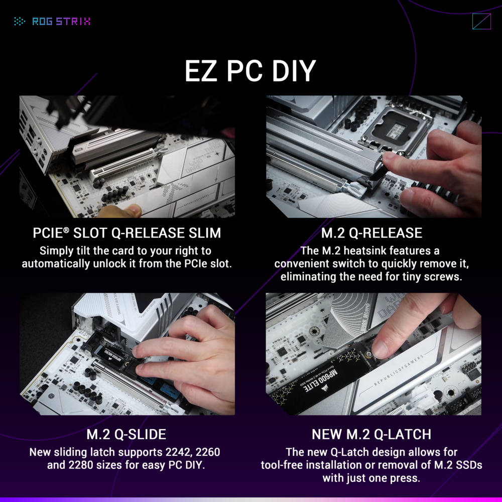 ASUS ROG Strix Z890-A Gaming WiFi LGA1851 ATX Motherboard