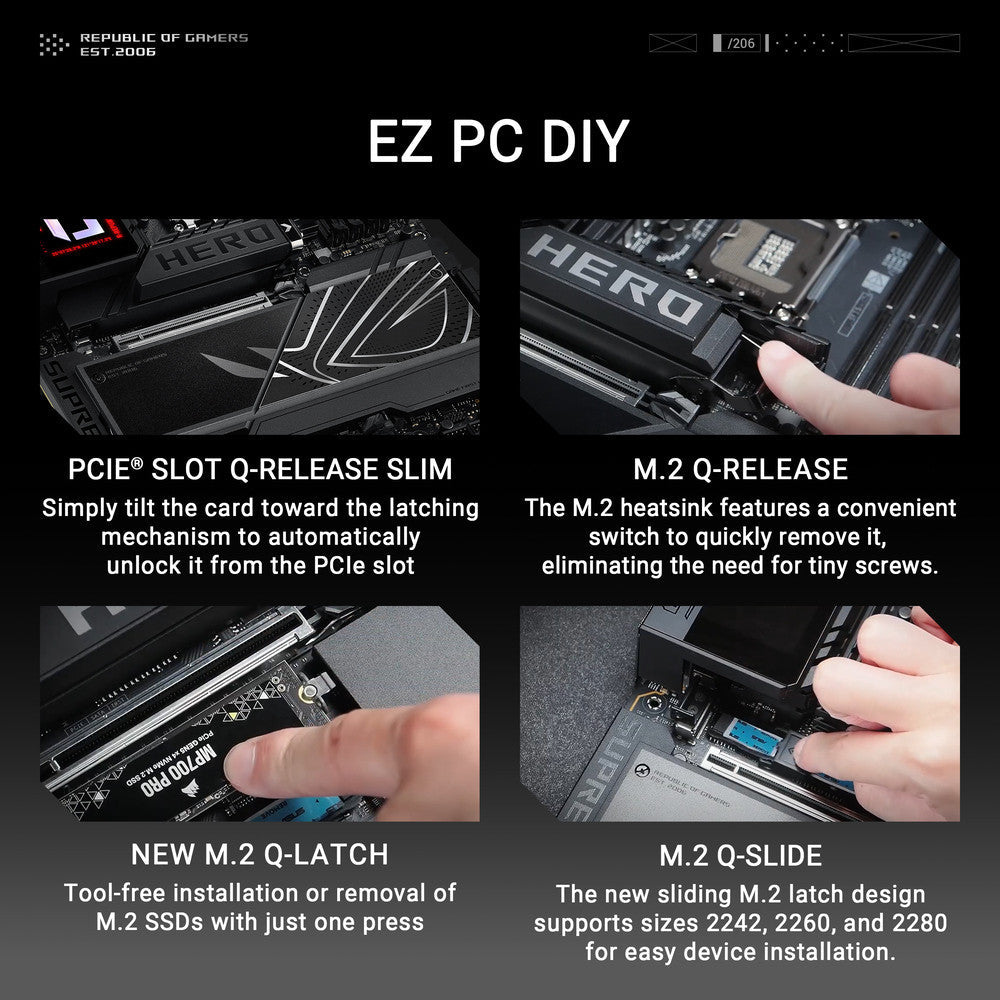 ASUS ROG Maximus Z890 Hero LGA1851 ATX Motherboard