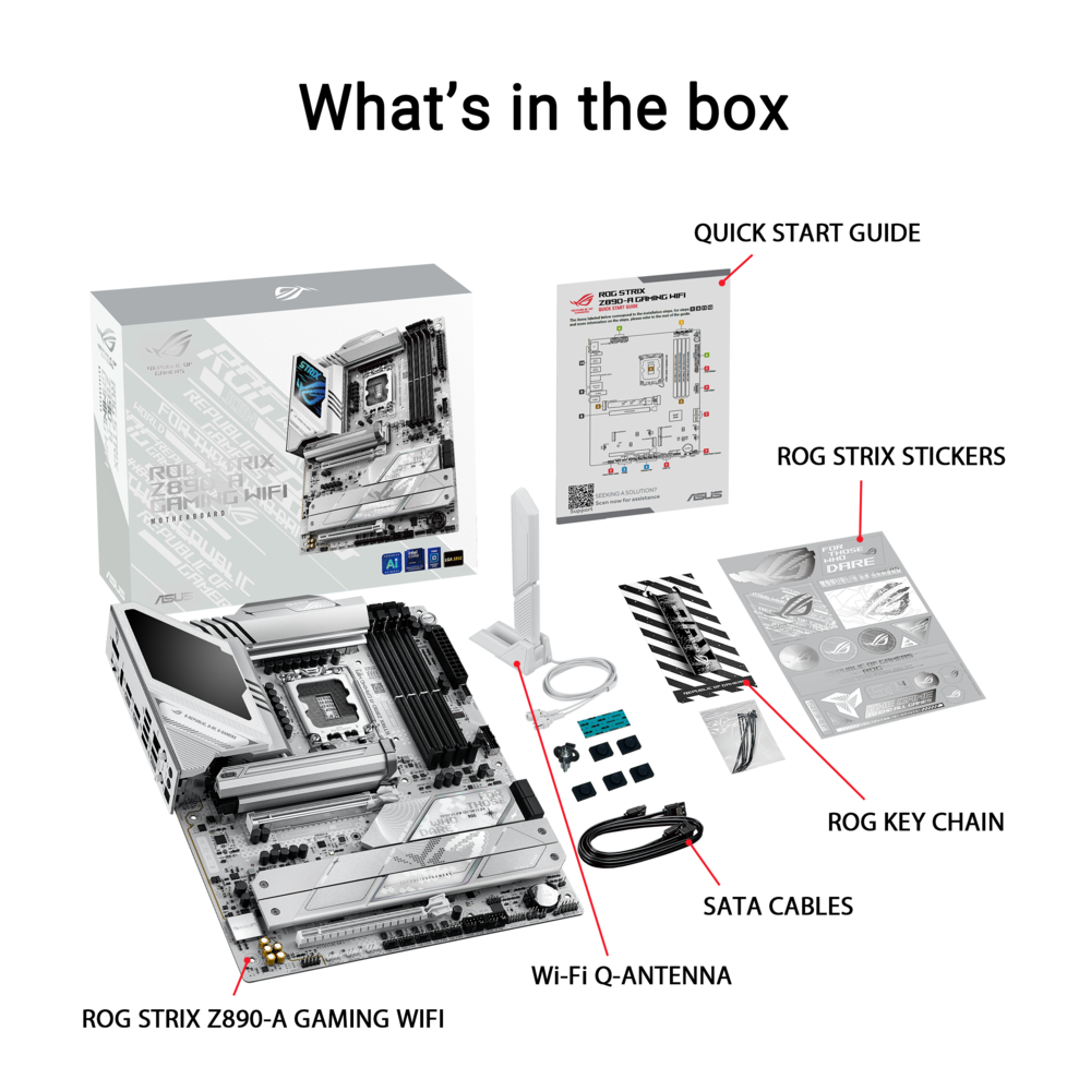 ASUS ROG Strix Z890-A Gaming WiFi LGA1851 ATX Motherboard