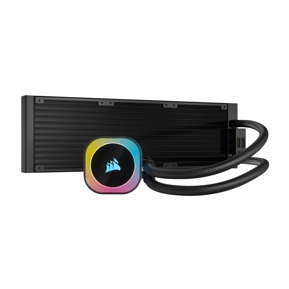 Corsair iCUE Link H150i RGB 360mm RGB AIO CPU Liquid Cooler - Black