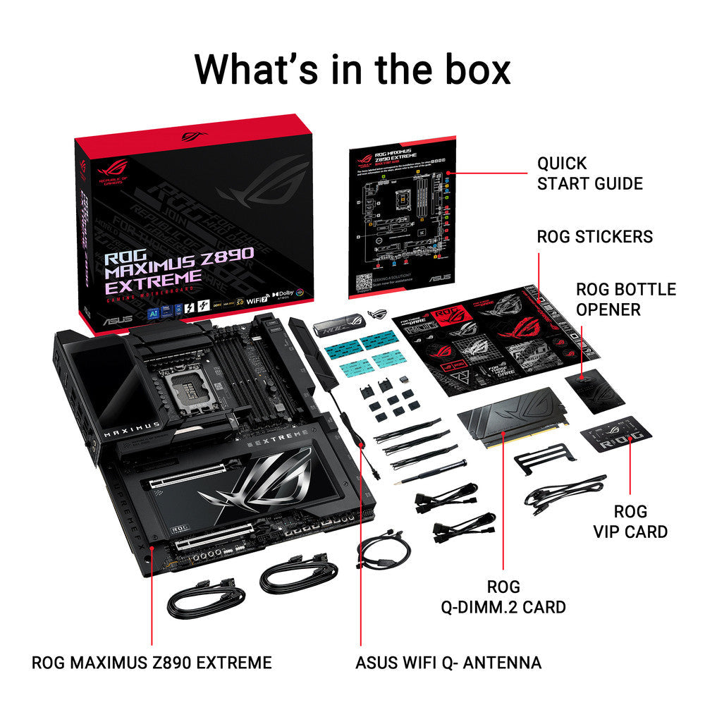 ASUS ROG Maximus Z890 Extreme LGA1851 ATX Motherboard