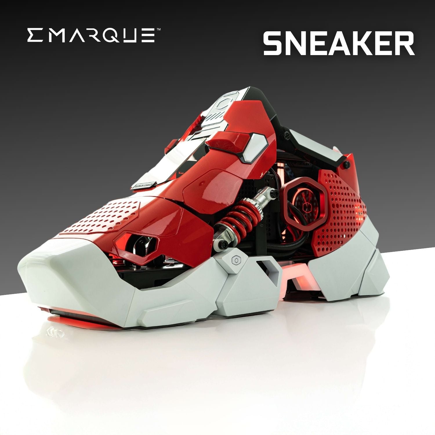 APEX Sneaker X PC with Intel Core Ultra 9 and ASUS RTX 5080, inspired by sneaker culture and crafted with award-winning aesthetics.