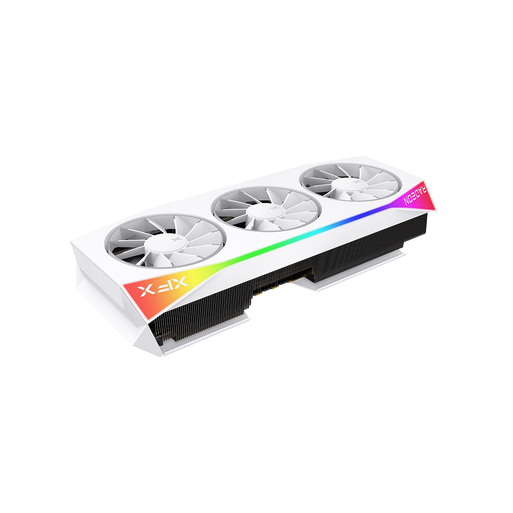 XFX Mercury AMD Radeon RX 9070XT OC White Magnetic Air Edition with RGB 16GB GDDR6 Graphic Card