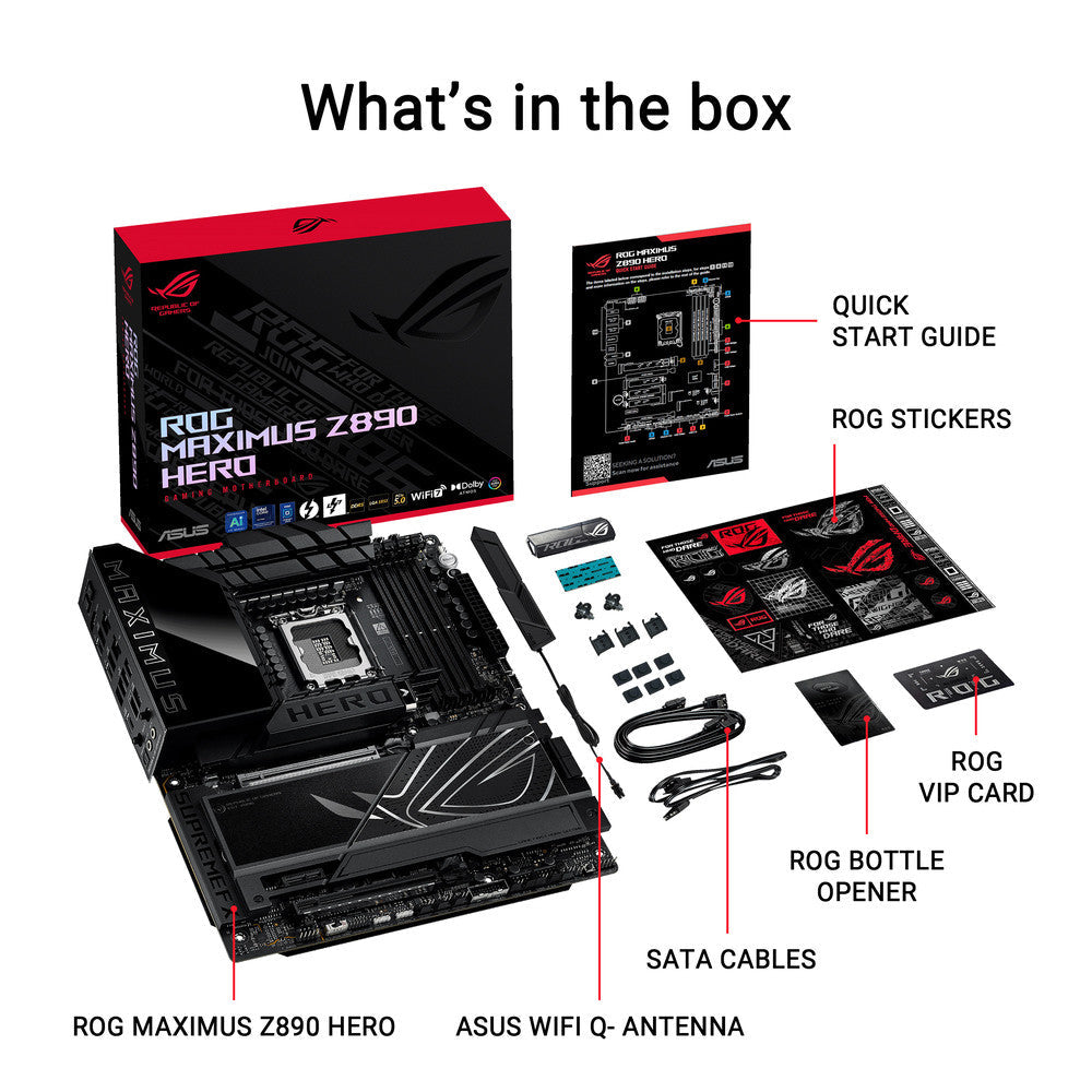ASUS ROG Maximus Z890 Hero LGA1851 ATX Motherboard