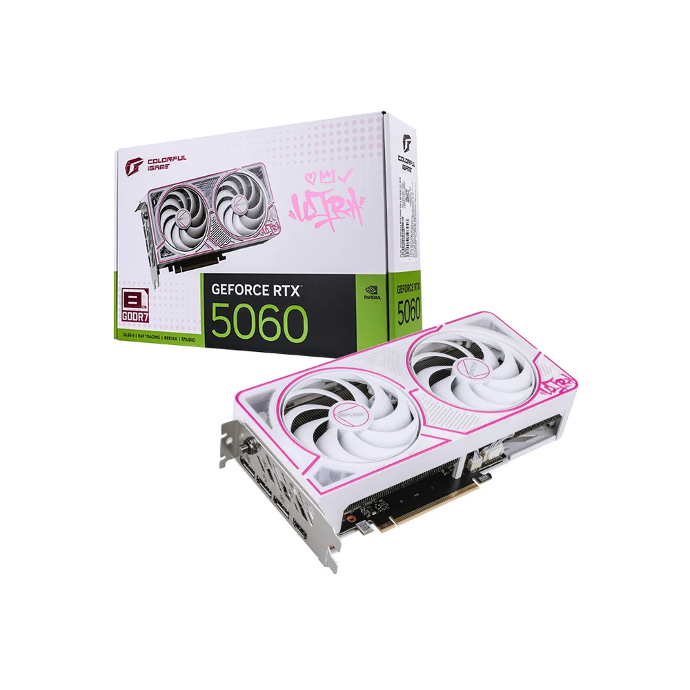 Colorful iGame GeForce RTX 5060 Ultra W DUO OC 8GB-V GDDR7 Graphic Card