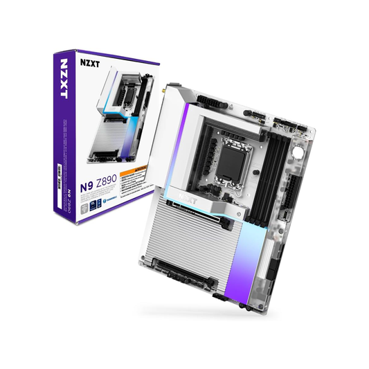 NZXT N9 Z890 LGA 1851 ATX Motherboard - White