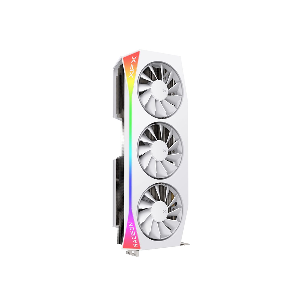 XFX Mercury AMD Radeon RX 9070XT OC White Magnetic Air Edition with RGB 16GB GDDR6 Graphic Card