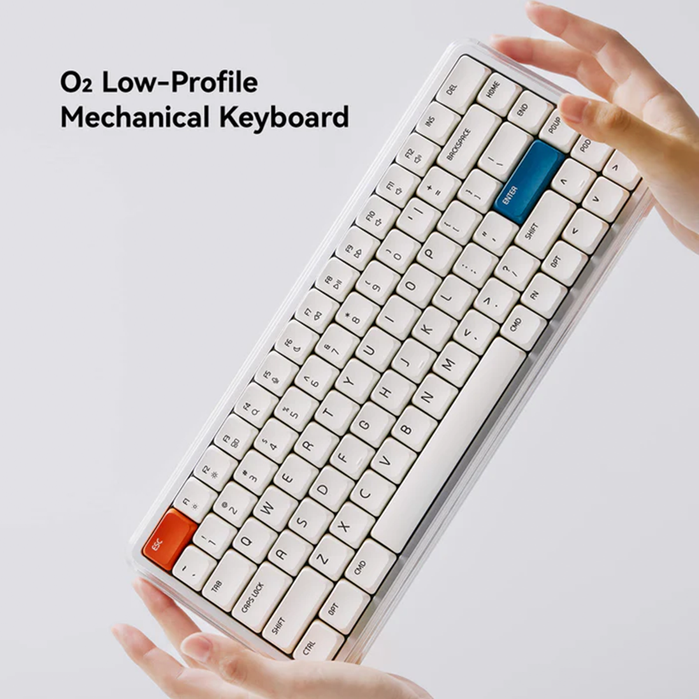 MelGeek O2 Tri-Mode Low-Profile Mechanical Keyboard