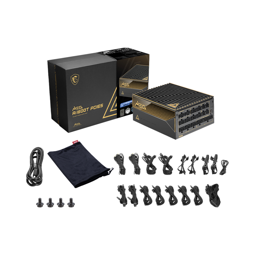 MSI MEG Ai1600T PCIE5 1600W Power Supply