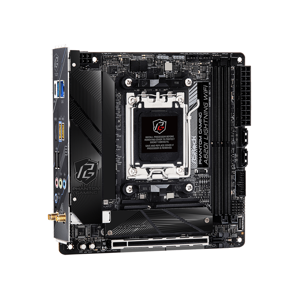 ASRock A620I Lightning WiFi AM5 Mini-ITX Motherboard