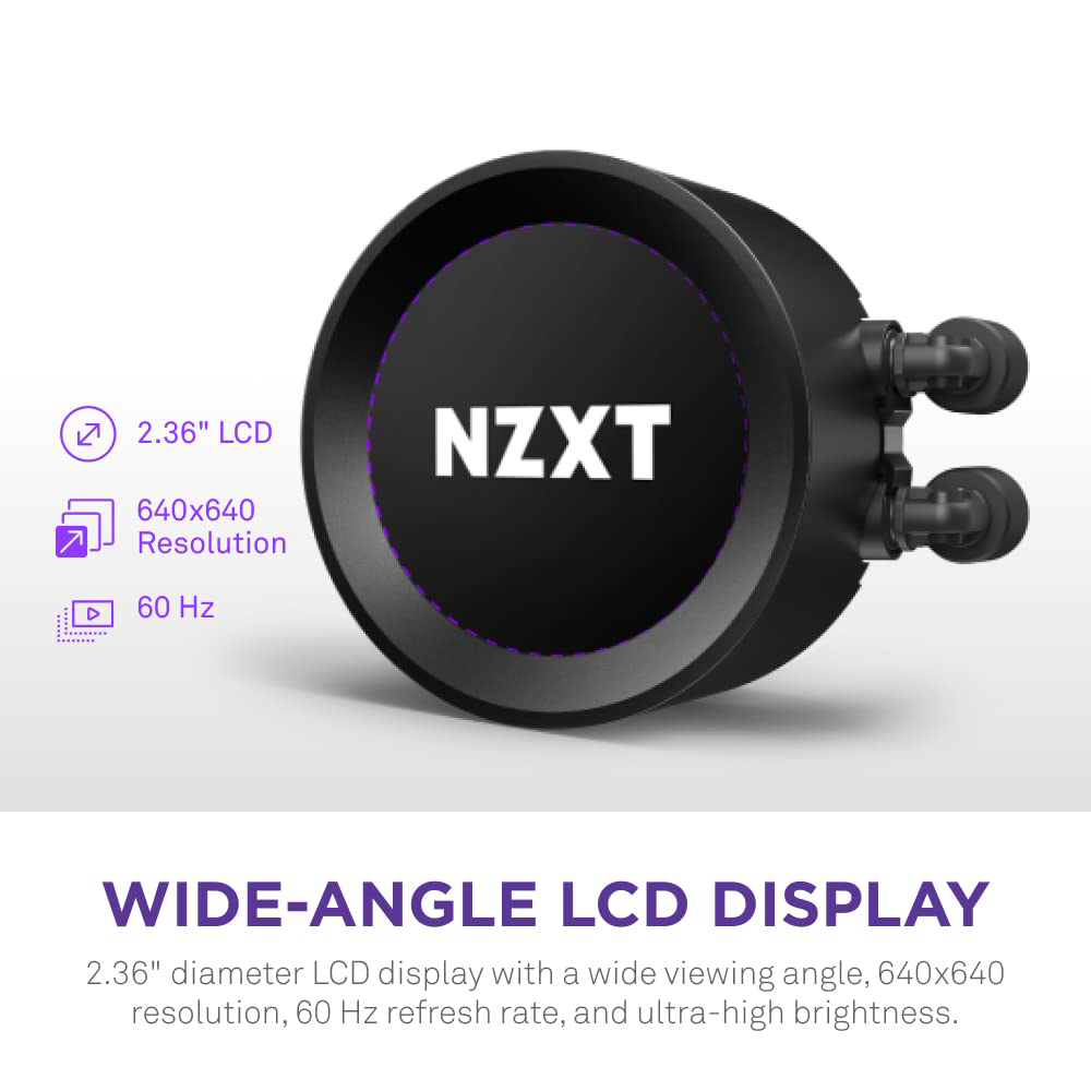 NZXT Kraken Elite 240 AIO CPU 240mm Liquid Cooler - Black