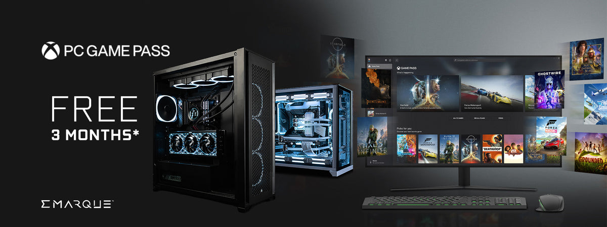 Get PC Game Pass FREE with EMARQUE Gaming PC's | Malaysia Region*