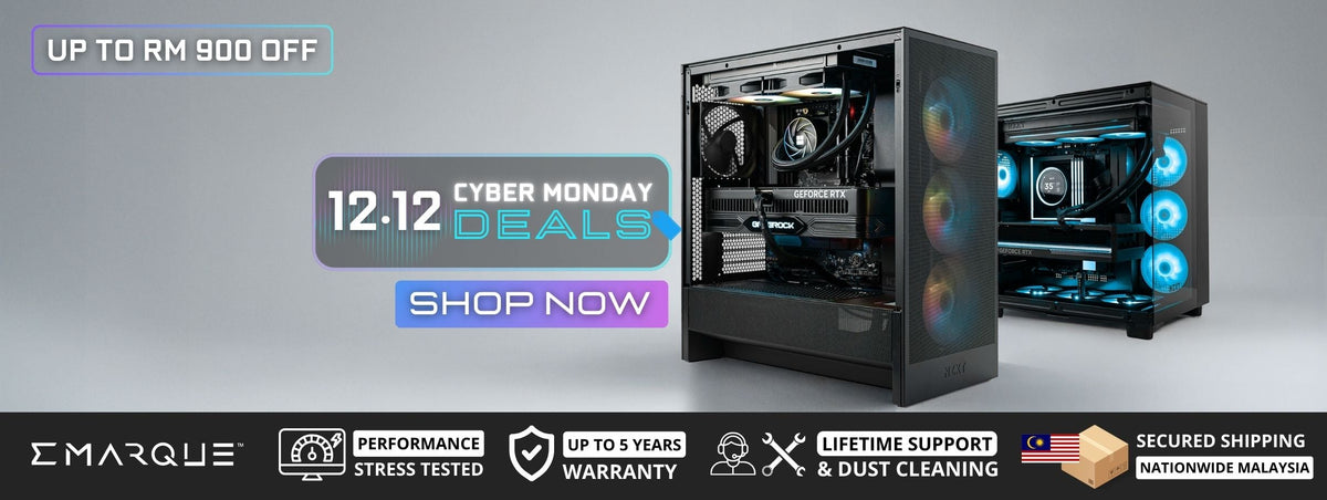 HighGraphics RTX 4060 Ti Gaming PC from RM 3.5K! Malaysia EMARQUE