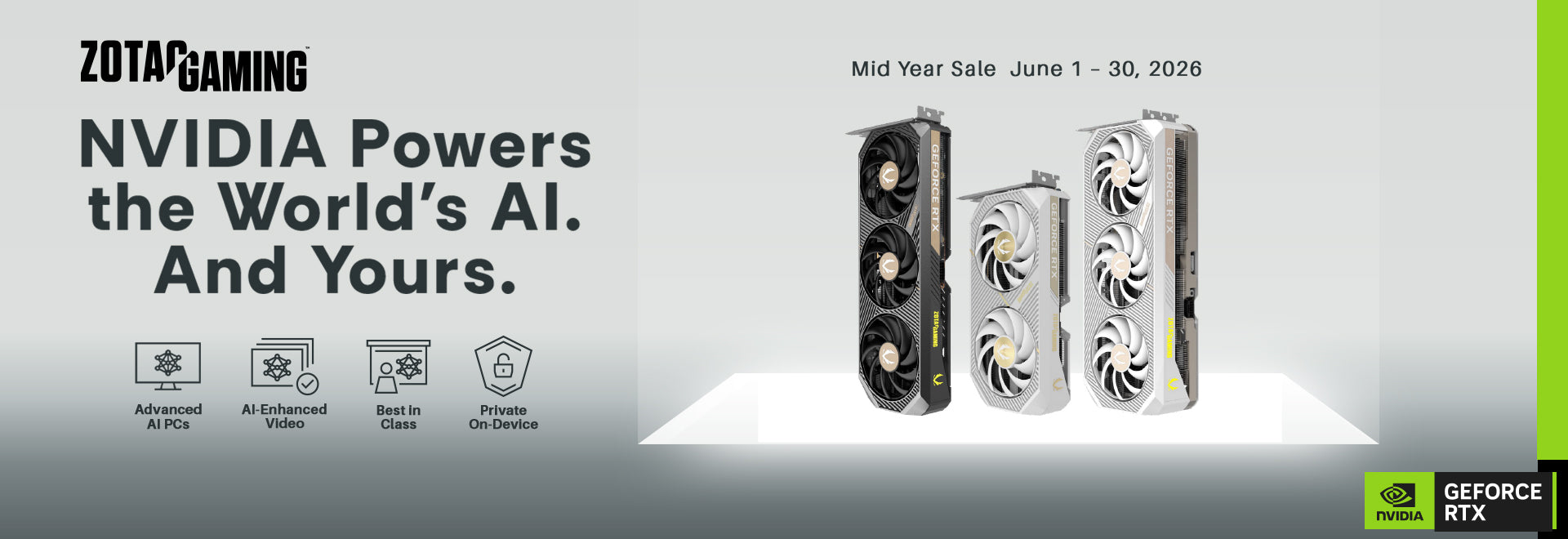 ZOTAC GeForce Mid Year Sale