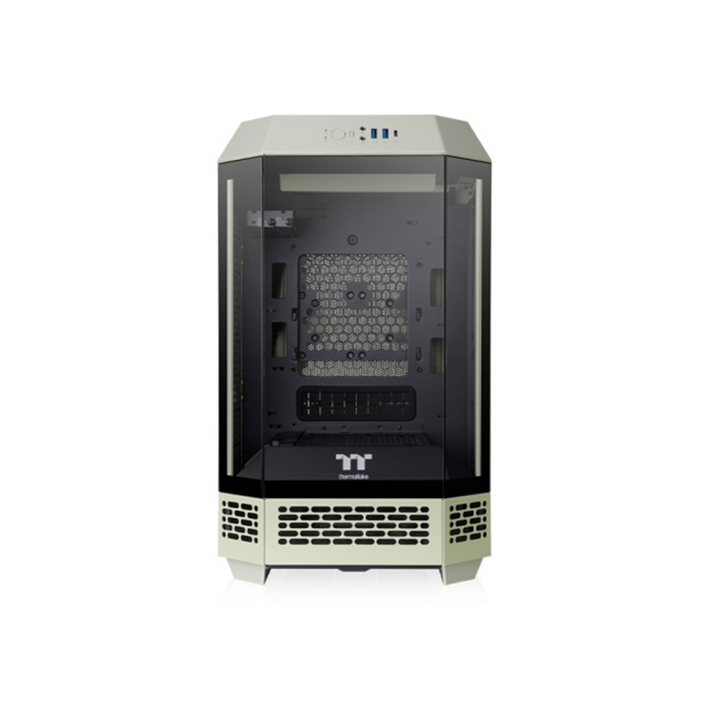 Thermaltake Tower 250 micro-ATX PC Chassis - Matcha Green