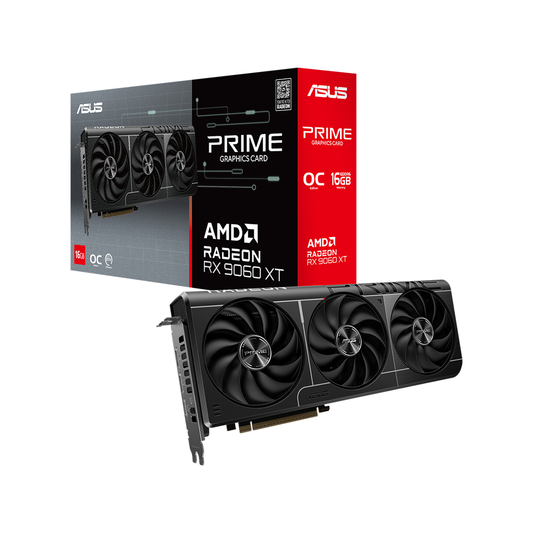 ASUS Prime Radeon™ RX 9060 XT 16GB GDDR6 OC Edition Graphics Card