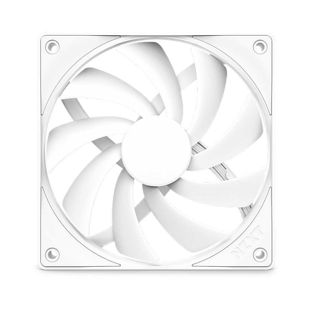 NZXT F120Q Quiet Airflow 120mm Non-RGB PWM Fan - Single Pack