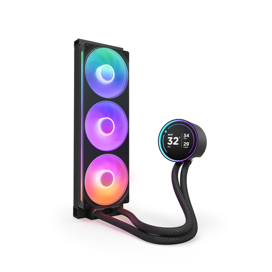 NZXT Kraken Elite 360 RGB V2 360mm AIO CPU Liquid Cooler - Black