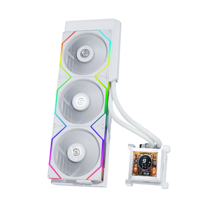 Lian Li Hydroshift LCD 360 TL 360mm AIO CPU Liquid Cooler - White