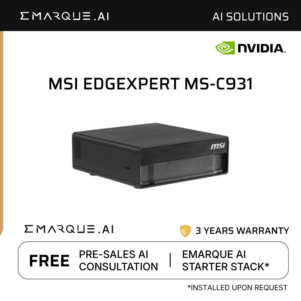 MSI EdgeXpert MS-C931 NVIDIA DGX Spark Grace Blackwell Computer 4TB Gen5