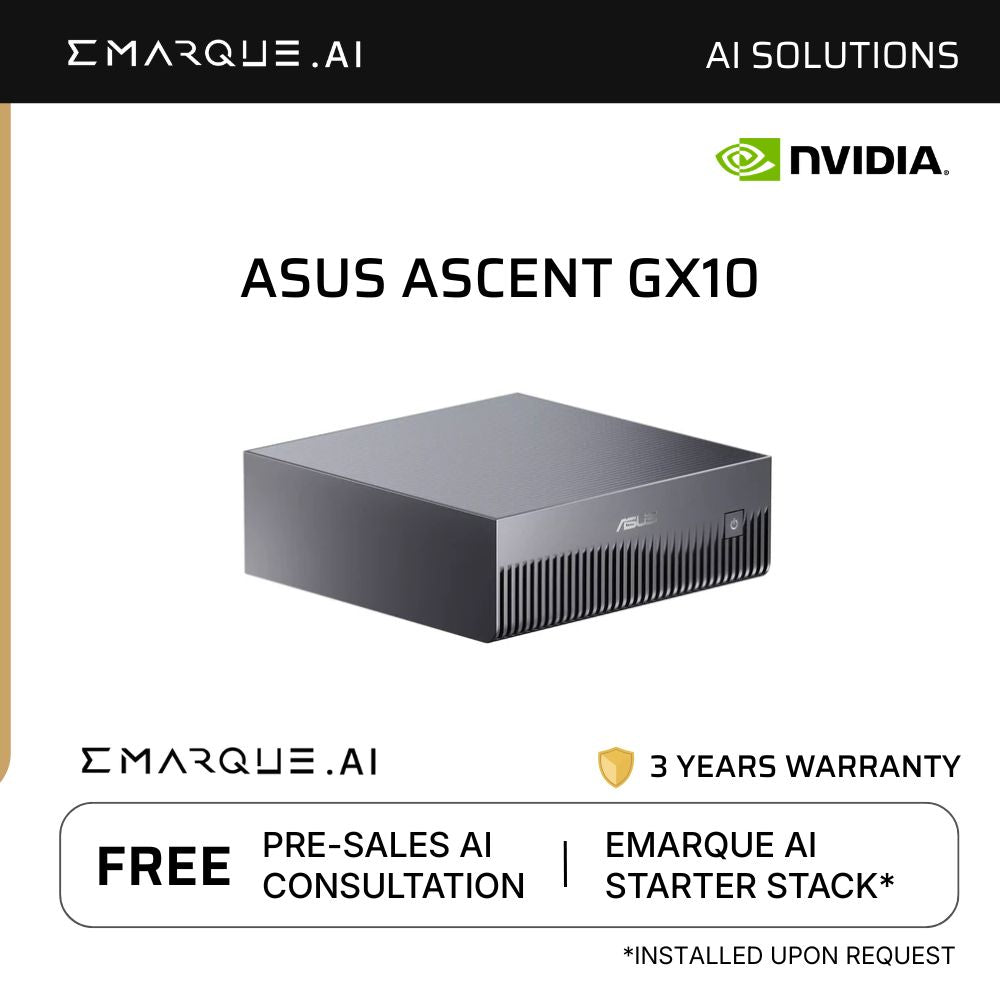 ASUS Ascent GX10 NVIDIA DGX Spark Grace Blackwell Computer - 1TB / 2TB / 4TB