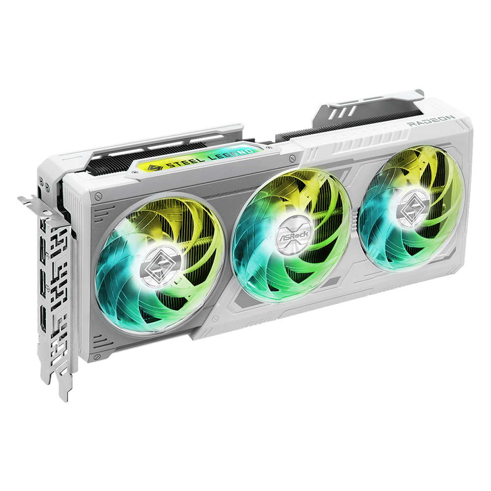 ASRock AMD Radeon™ RX 9070 XT Steel Legend 16GB GDDR6 Graphic Card