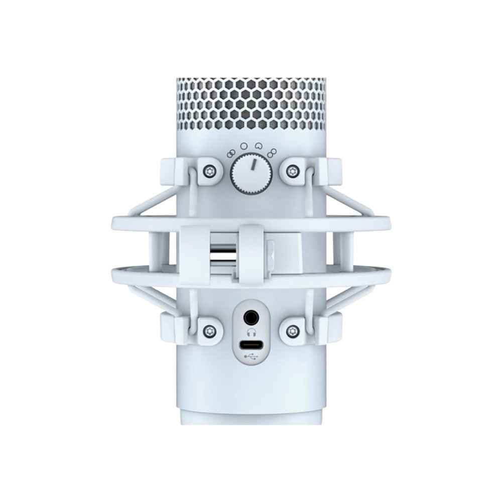 HyperX QuadCast S USB Gaming Microphone - Black/White-Grey