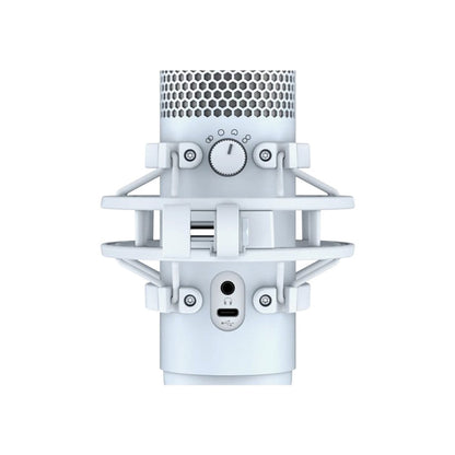 HyperX QuadCast S USB Gaming Microphone - Black/White-Grey