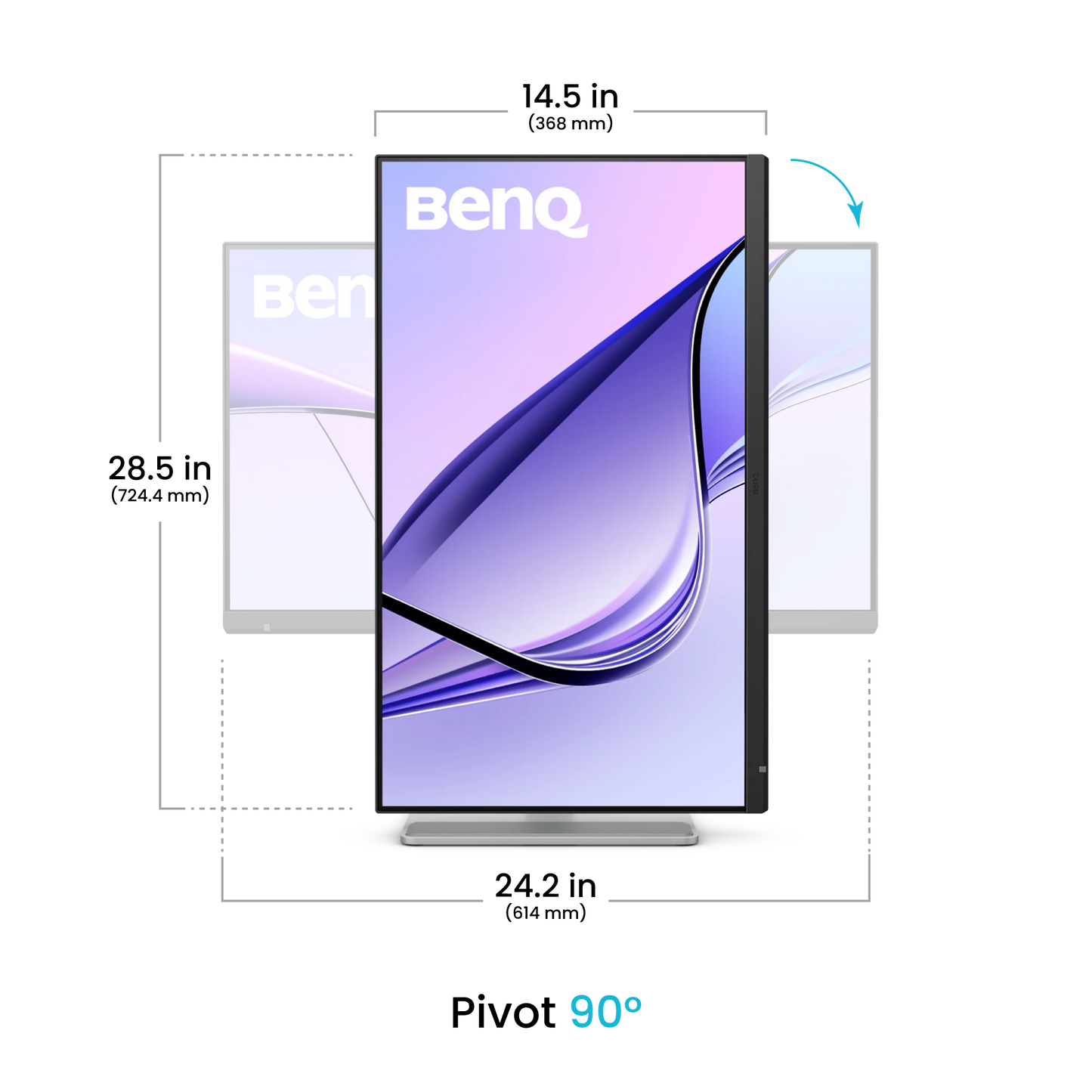 BenQ MA270S 27" 5K 70Hz IPS Nano Gloss Professional Monitor for Mac