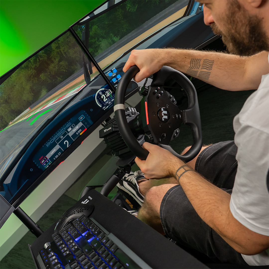 Thermaltake G6 Direct Drive Steering Wheel with Pedals for Sim Racing