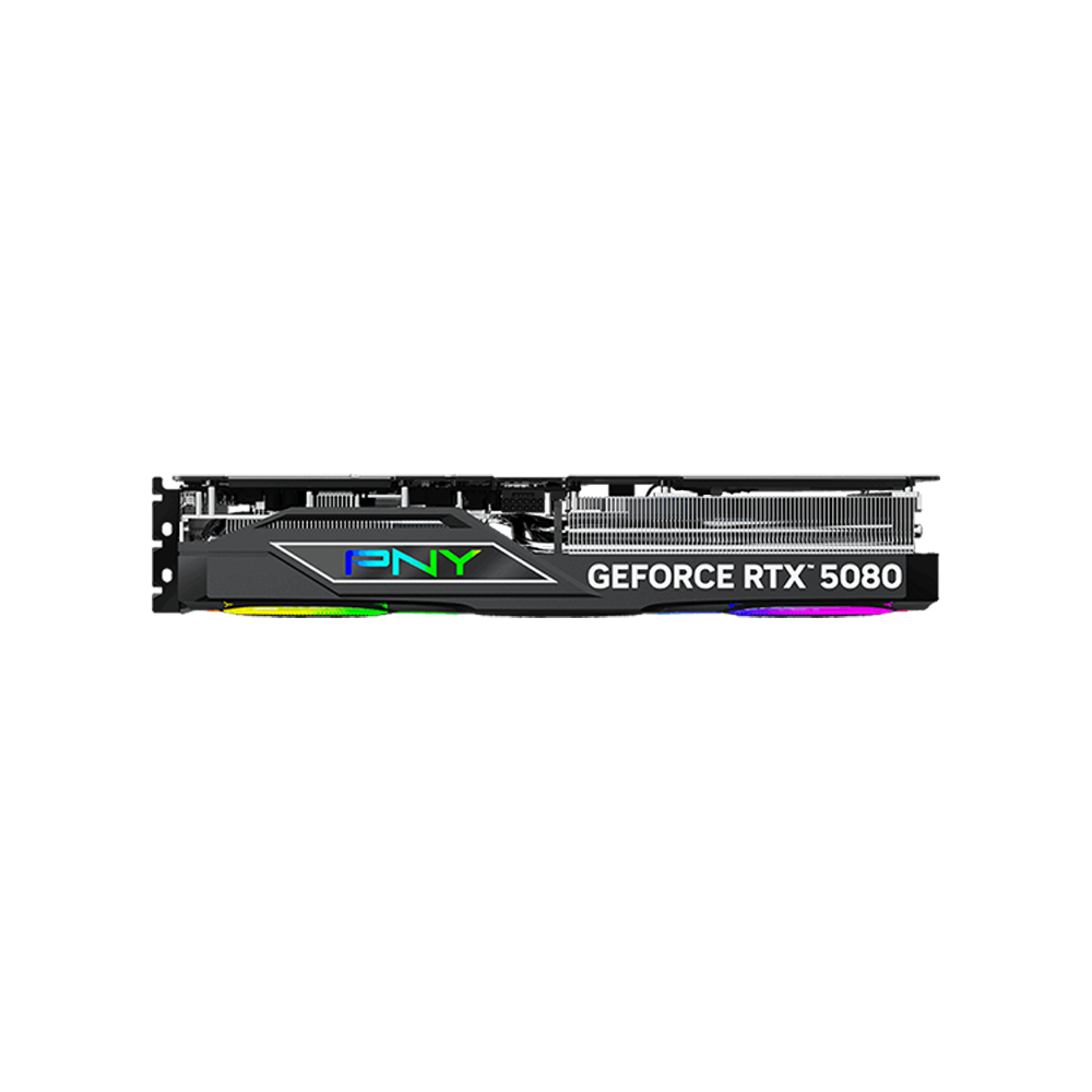PNY GeForce RTX™ 5080 ARGB EPIC-X RGB™ Overclocked Triple Fan GPU 16GB GDDR7 Graphic Card