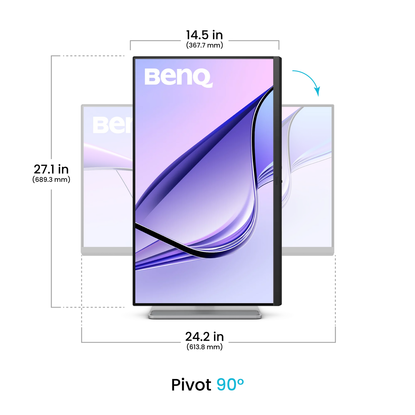 BenQ MA270UP 27" 4K UHD 60Hz IPS Nano Gloss Professional Monitor for Mac
