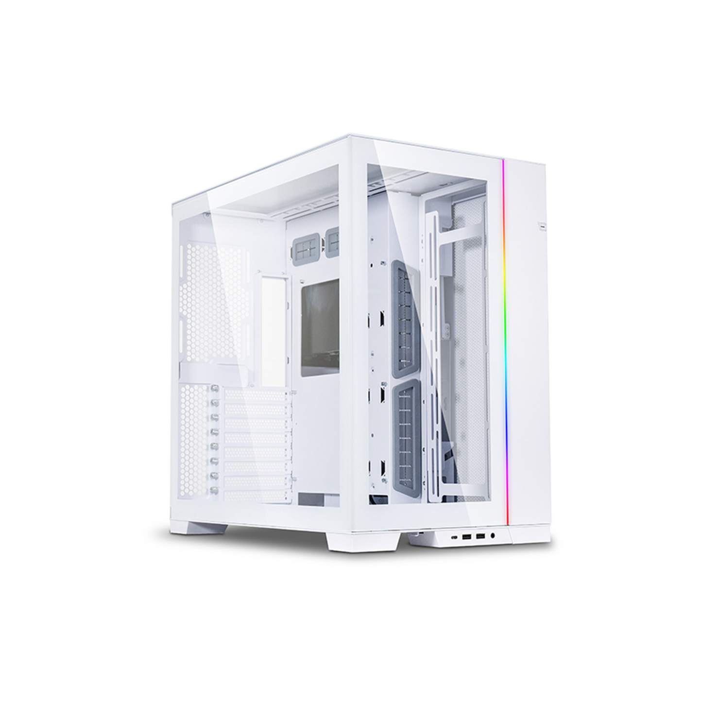 Lian Li O11 Dynamic EVO Mid Tower EATX PC Chassis - White
