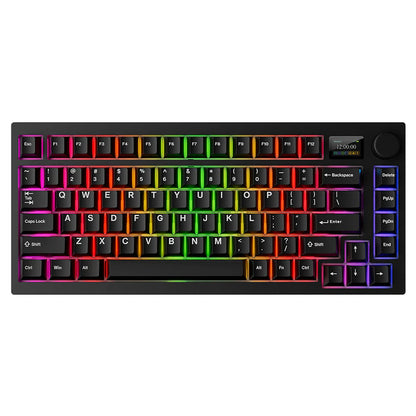 Tecware Spectre 75 LCD Mechanical Keyboard (Tri‑mode / 400h / LCD Display / Volume Knob)