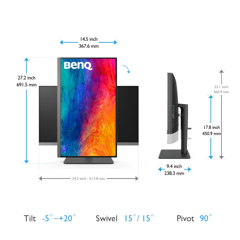 BenQ PD2706U 27" 4K UHD 60Hz IPS Designer Monitor