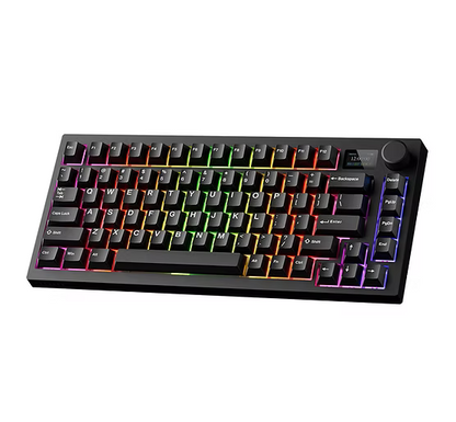 Tecware Spectre 75 LCD Mechanical Keyboard (Tri‑mode / 400h / LCD Display / Volume Knob)