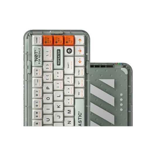 MelGeek Mojo68 Plastic 65% Transparent Mechanical Keyboard