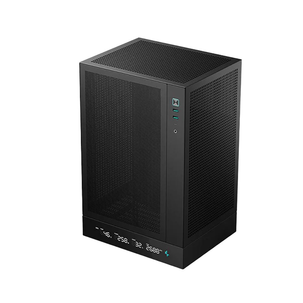 DeepCool CH170 Digital Vertical Mini-ITX PC Case - Black