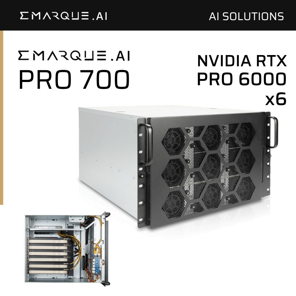 EMARQUE AI PRO 700 AI Server - RTX PRO 6000 Blackwell