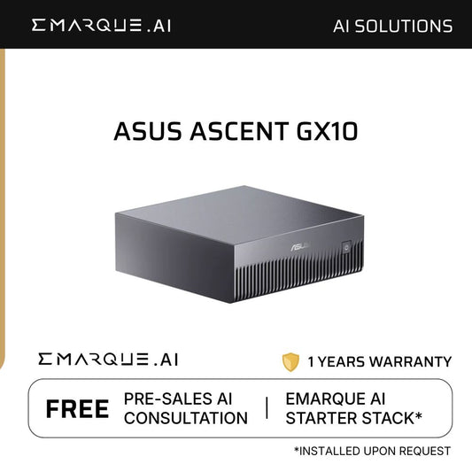 ASUS Ascent GX10 NVIDIA DGX Spark Grace Blackwell Computer - 1TB / 2TB / 4TB