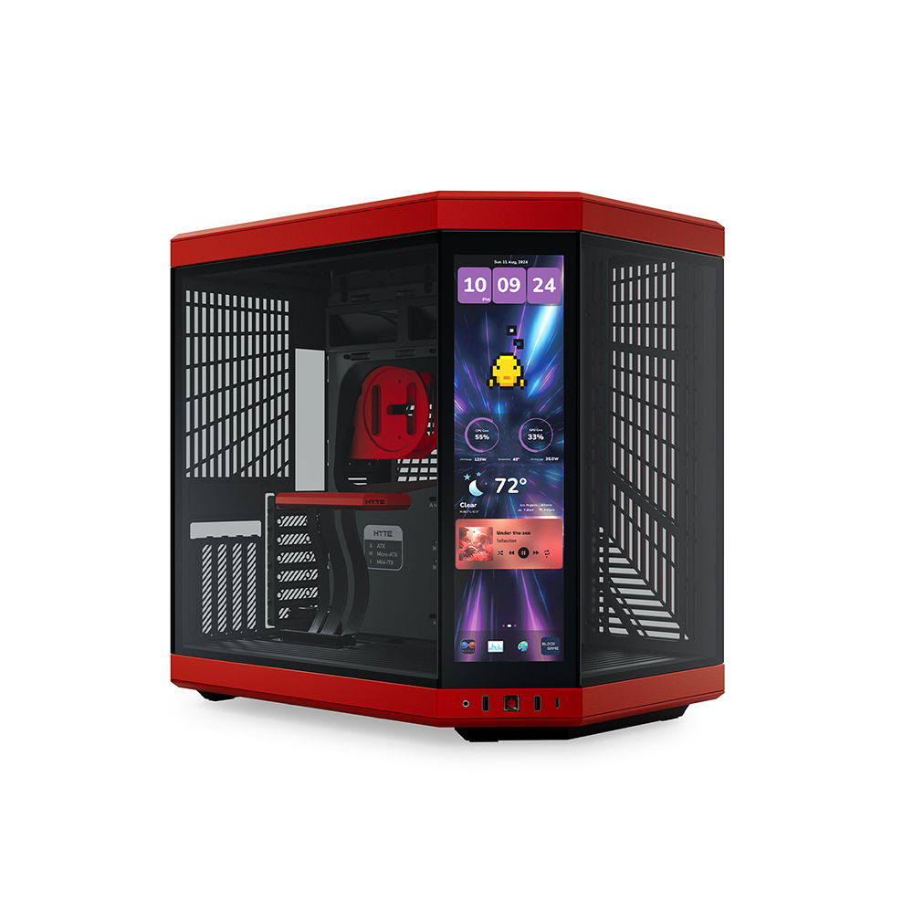 HYTE Y70 Touch Infinite Dual Chamber With Touchscreen Mid-Tower ATX PC Chassis
