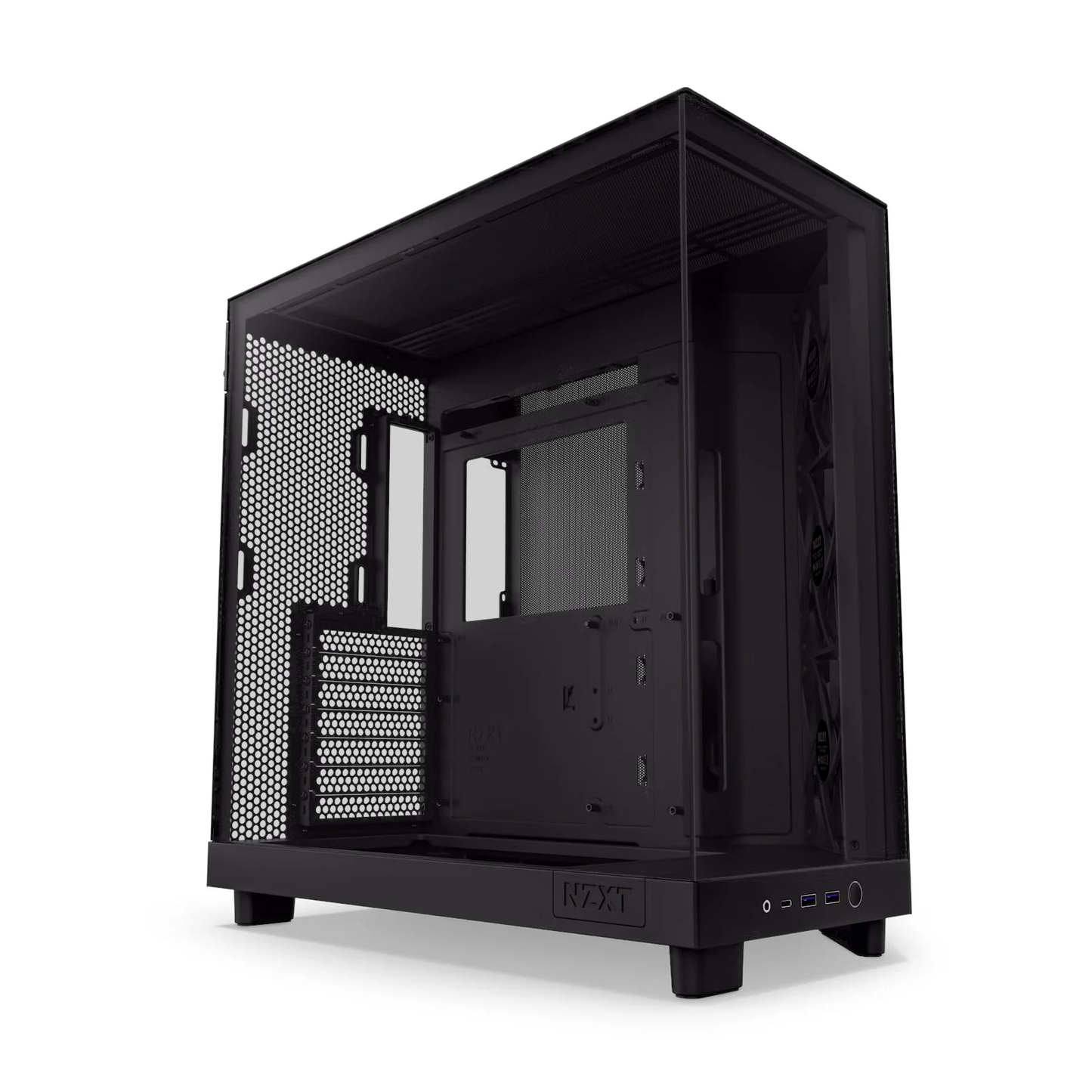 NZXT H6 Flow RGB Compact Dual Chamber Mid-Tower ATX PC Chassis