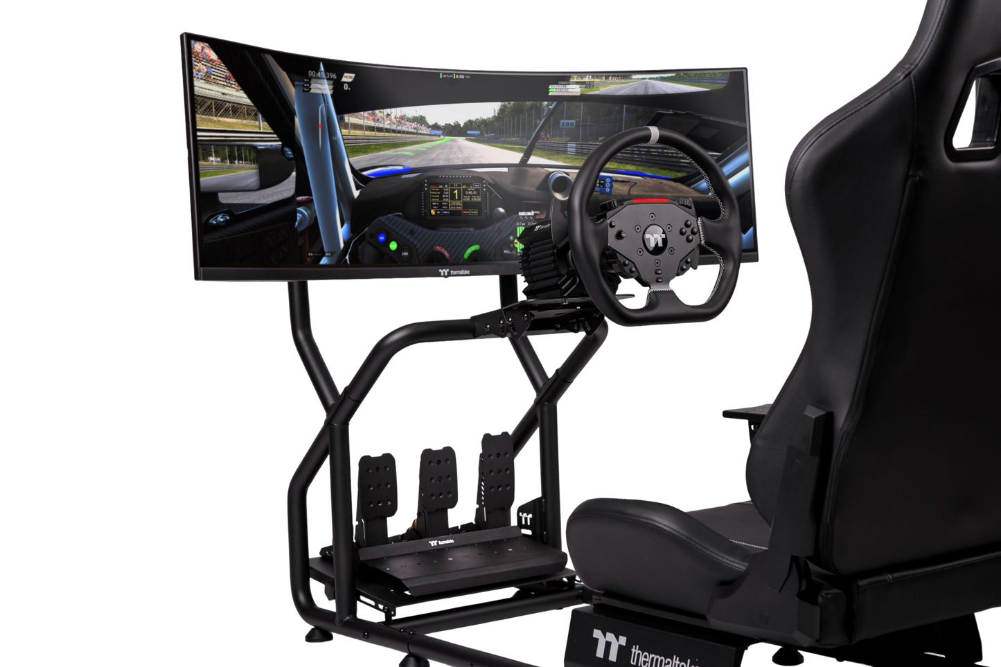 Thermaltake G6 Direct Drive Steering Wheel with Pedals for Sim Racing